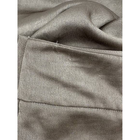 Ann Taylor Women's Medium NWT Sz 16 Satin Wide Leg Pants Champagne Tan HH47 - Picture 6 of 11